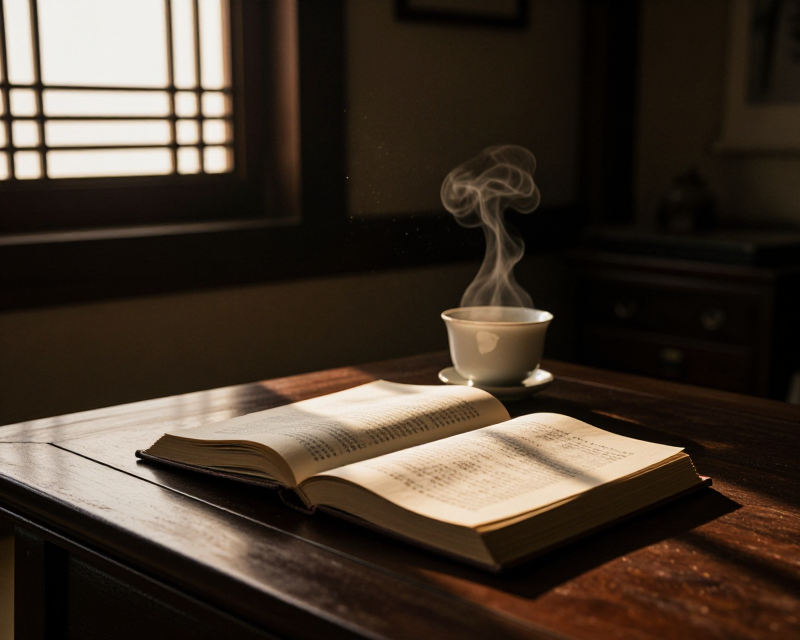 A quiet moment of literary reflection