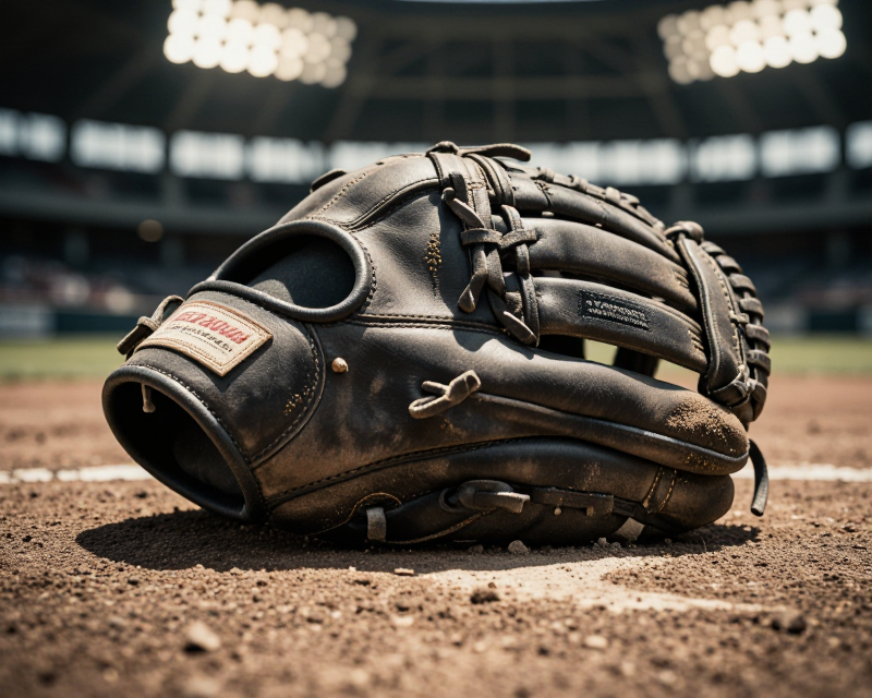 Cinematic Baseball Glove Detail