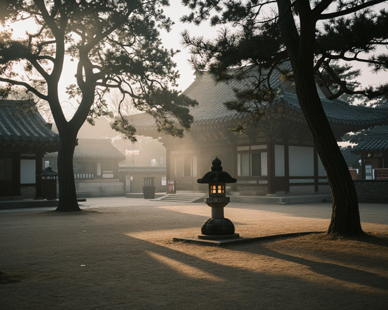 Serene Temple Atmosphere