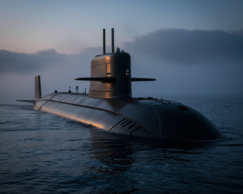 Submarine Missile Test Atmosphere