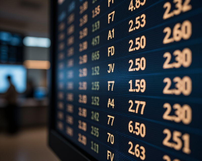 Financial Market Ticker