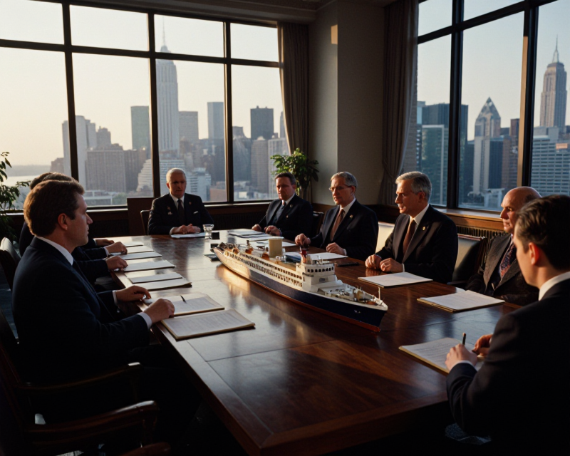 Diplomatic meeting atmosphere