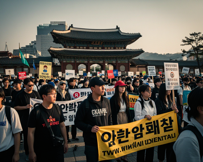 Protest in Seoul