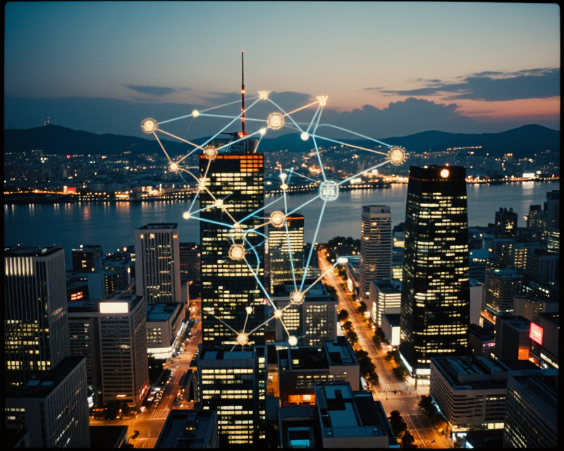 AI and Seoul Skyline