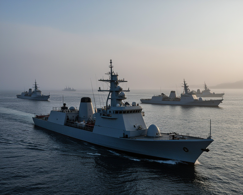 Naval Patrol near Jeju