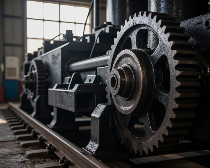 Industrial heavy machinery texture