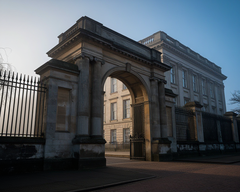 Symbolic Military Academy Atmosphere